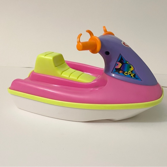 VTG 1997 Cabbage Patch Kids Splash n Fun Jet Ski Wave Cruiser & Dolphin - Picture 9 of 16